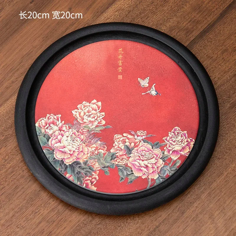 Creative Absorbent Ceramic Tea Tray