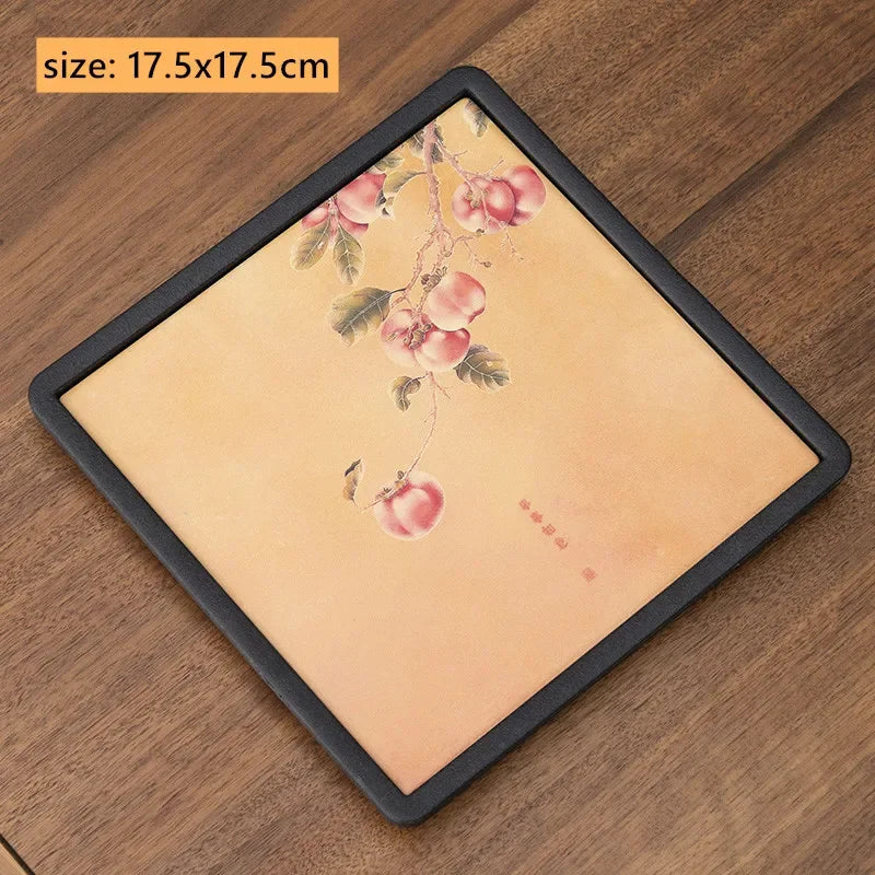 Creative Absorbent Ceramic Tea Tray