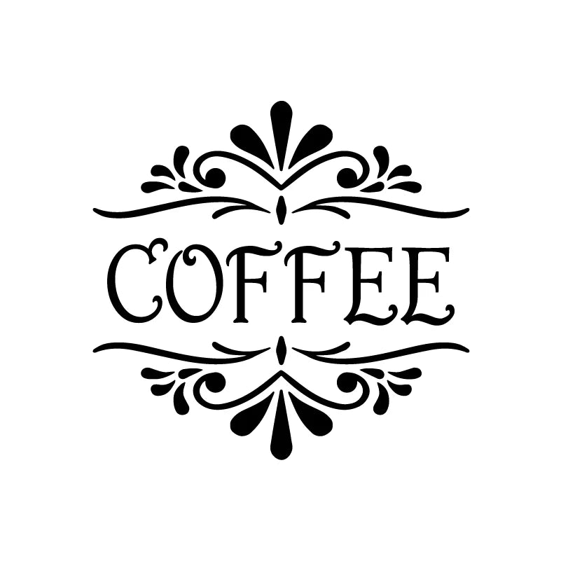 Coffee, Tea, Flour, Sugar Vinyl Art Decals