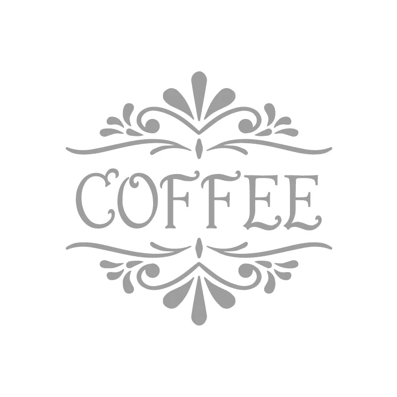 Coffee, Tea, Flour, Sugar Vinyl Art Decals