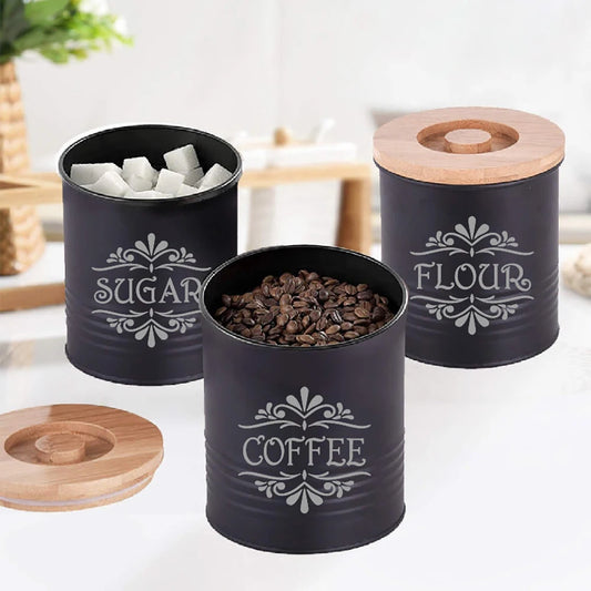 Coffee, Tea, Flour, Sugar Vinyl Art Decals