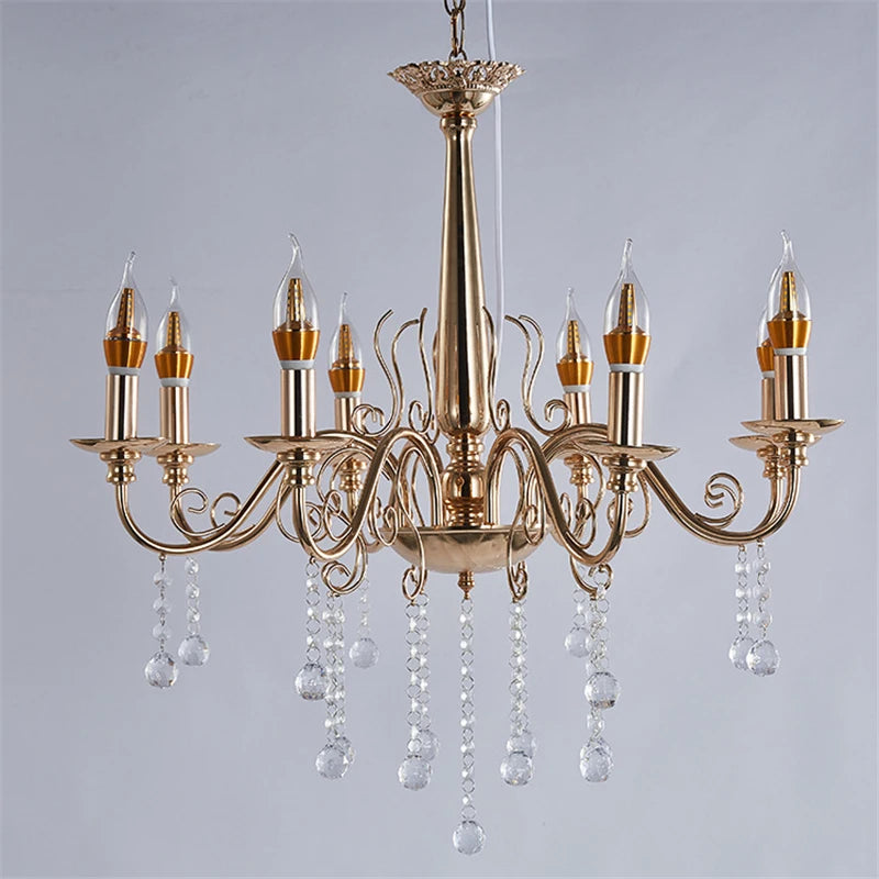 8-10 Heads Hall Luxury Crystal Chandelier