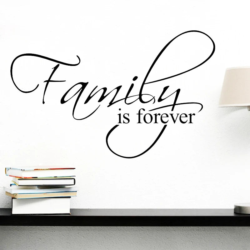 Family Is Forever Quotes Wall Decals