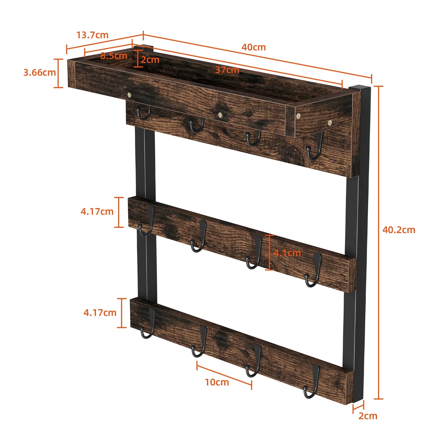 Wall Mounted Coffee Mug Holder