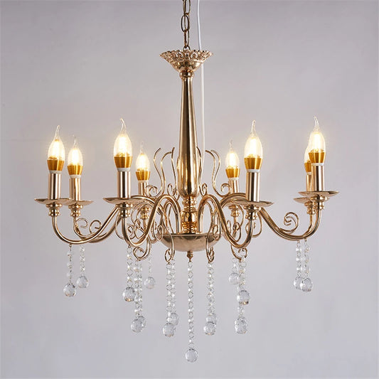 8-10 Heads Hall Luxury Crystal Chandelier