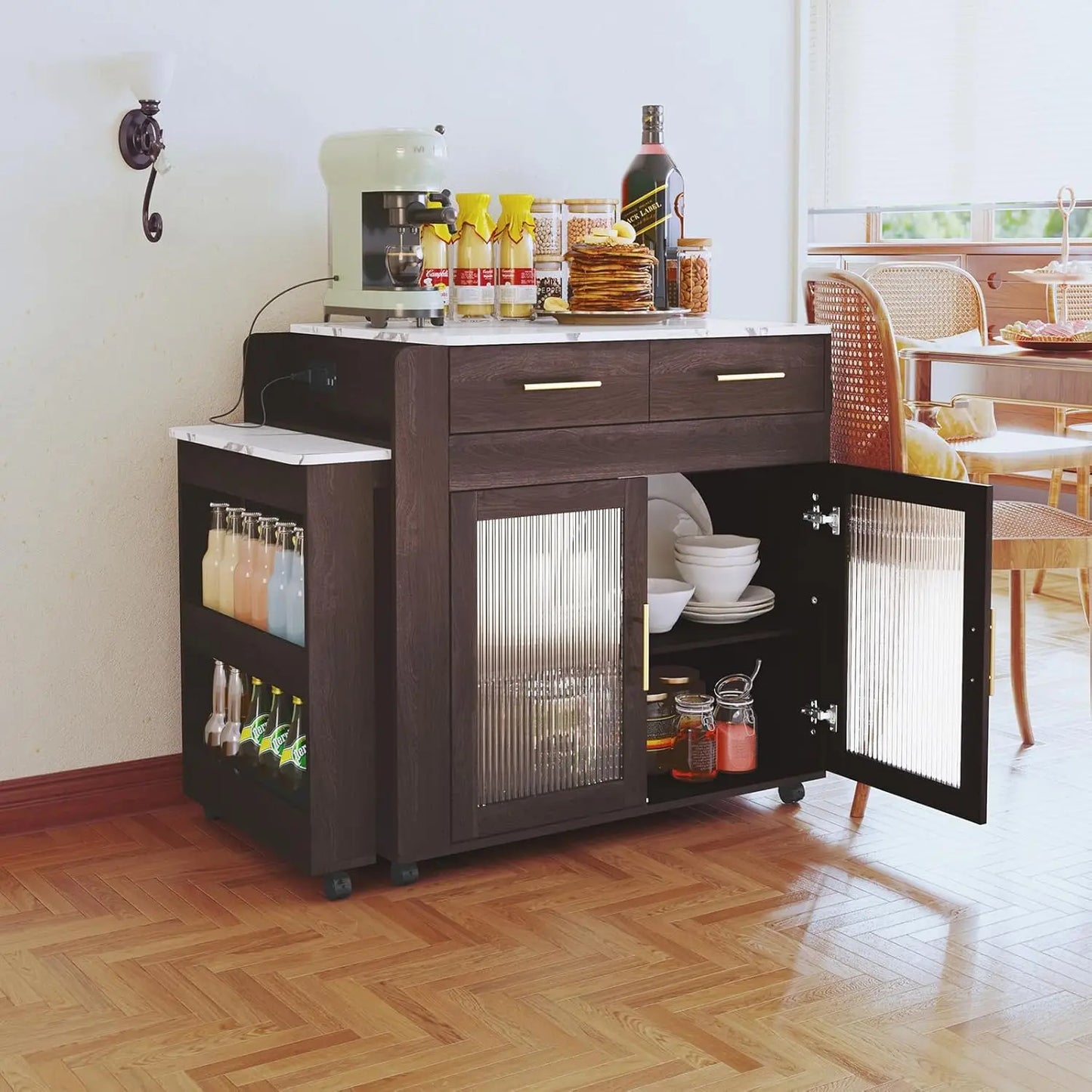 Extendable Kitchen Island On Wheels