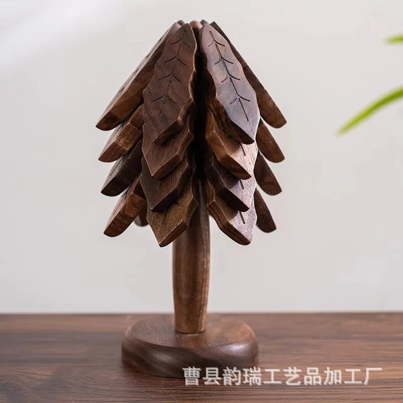 Cross-Border Christmas Tree Coaster