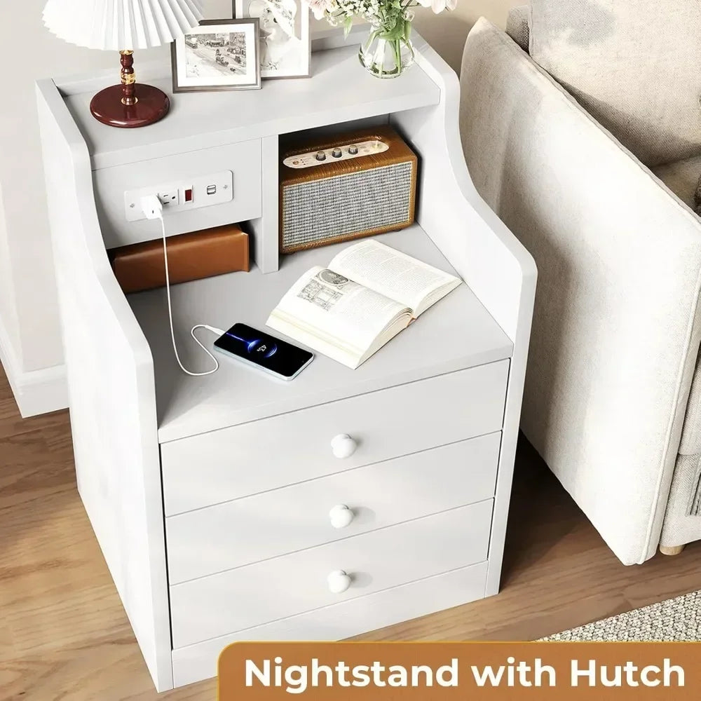 Nightstand with Charging Station