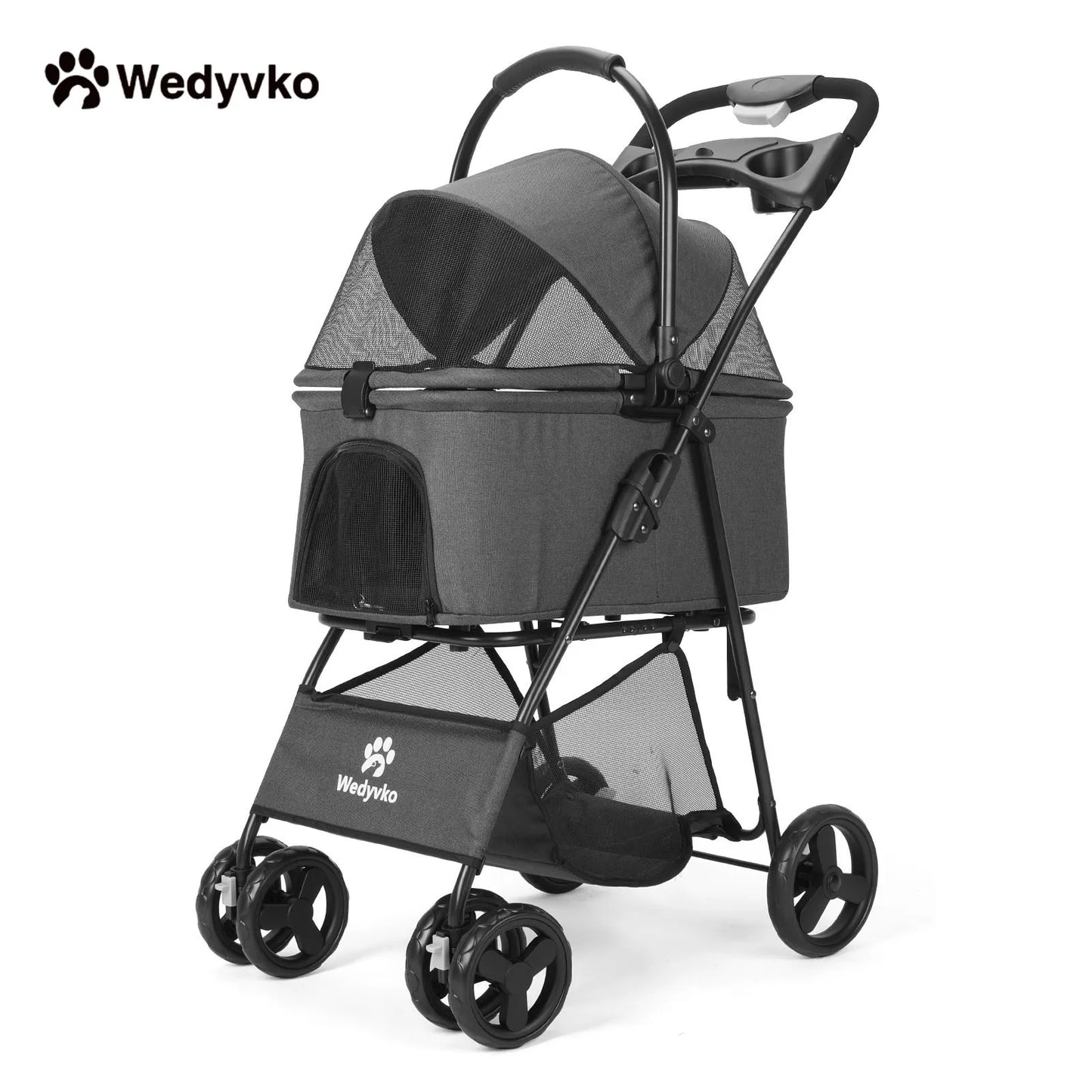 Luxury Detachable Pet Stroller