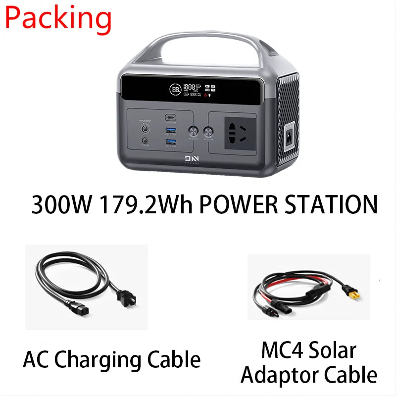 2PC Portable Power Station 300W Supply