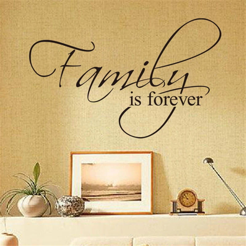 Family Is Forever Quotes Wall Decals