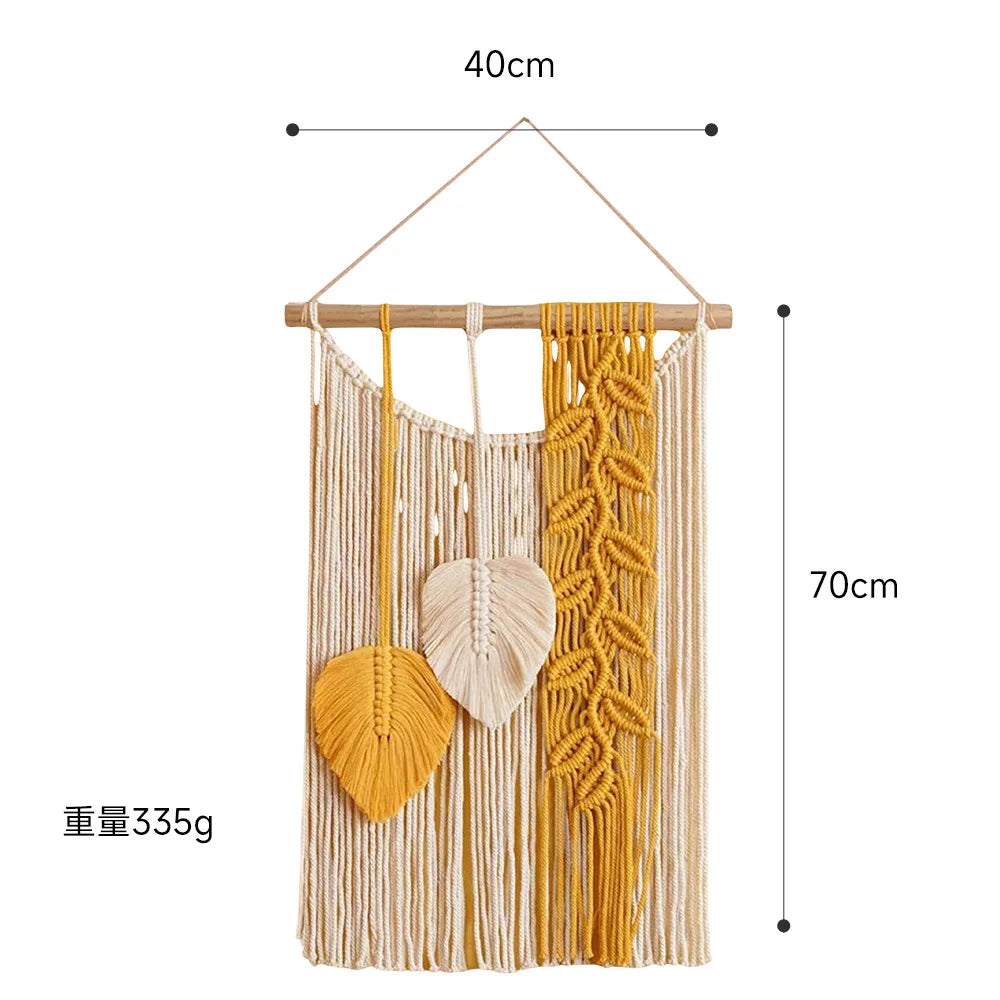 Macrame Handwoven Wall Tassel Tapestry