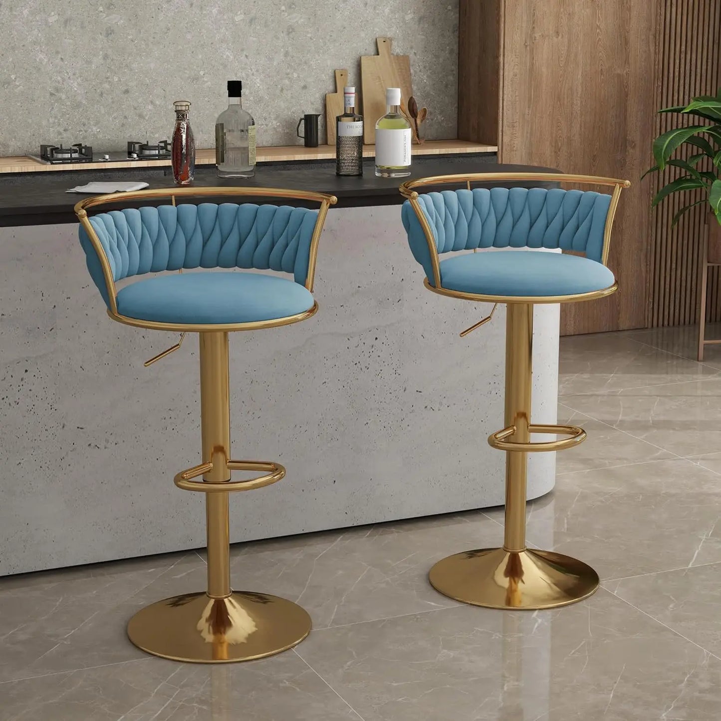 Swivel Bar Stools, Modern Adjustable